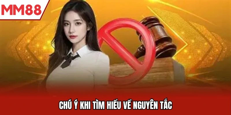 Chú ý khi tìm hiểu về nguyên tắc
